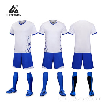 Abbigliamento uniforme della squadra di calcio di calcio di alta vendita.